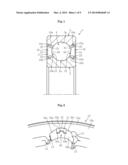 RETAINER FOR BALL BEARING, AND BALL BEARING diagram and image