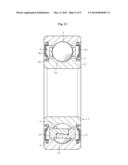 RETAINER FOR BALL BEARING, AND BALL BEARING diagram and image