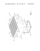 GRAIN STORAGE PIT WITH CURVED COVERING GRATE AND ADJUSTABLE UNLOADING TUBE diagram and image