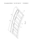 Engine casing of an aircraft gas turbine having sound-absorbing elements     in the fan inflow region diagram and image