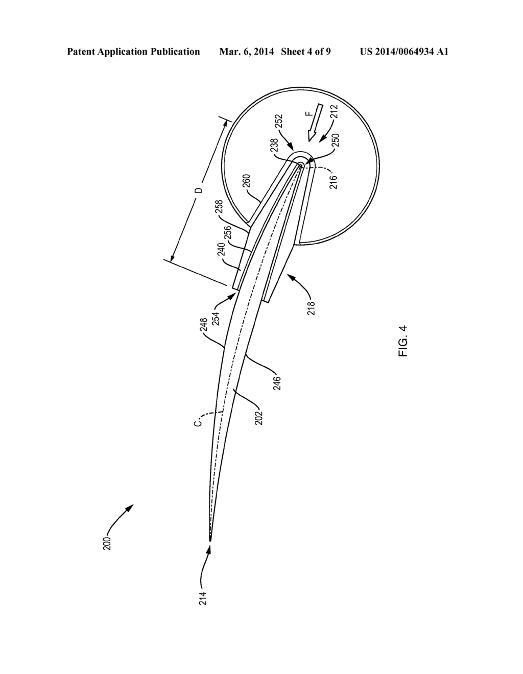 DIFFUSER VANE FOR A COMPRESSOR DEVICE AND DIFFUSER ASSEMBLY COMPRISED     THEREOF - diagram, schematic, and image 05