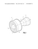 GAS TURBINE FAN CASING HAVING A BELT FOR FASTENING EQUIPMENT diagram and image