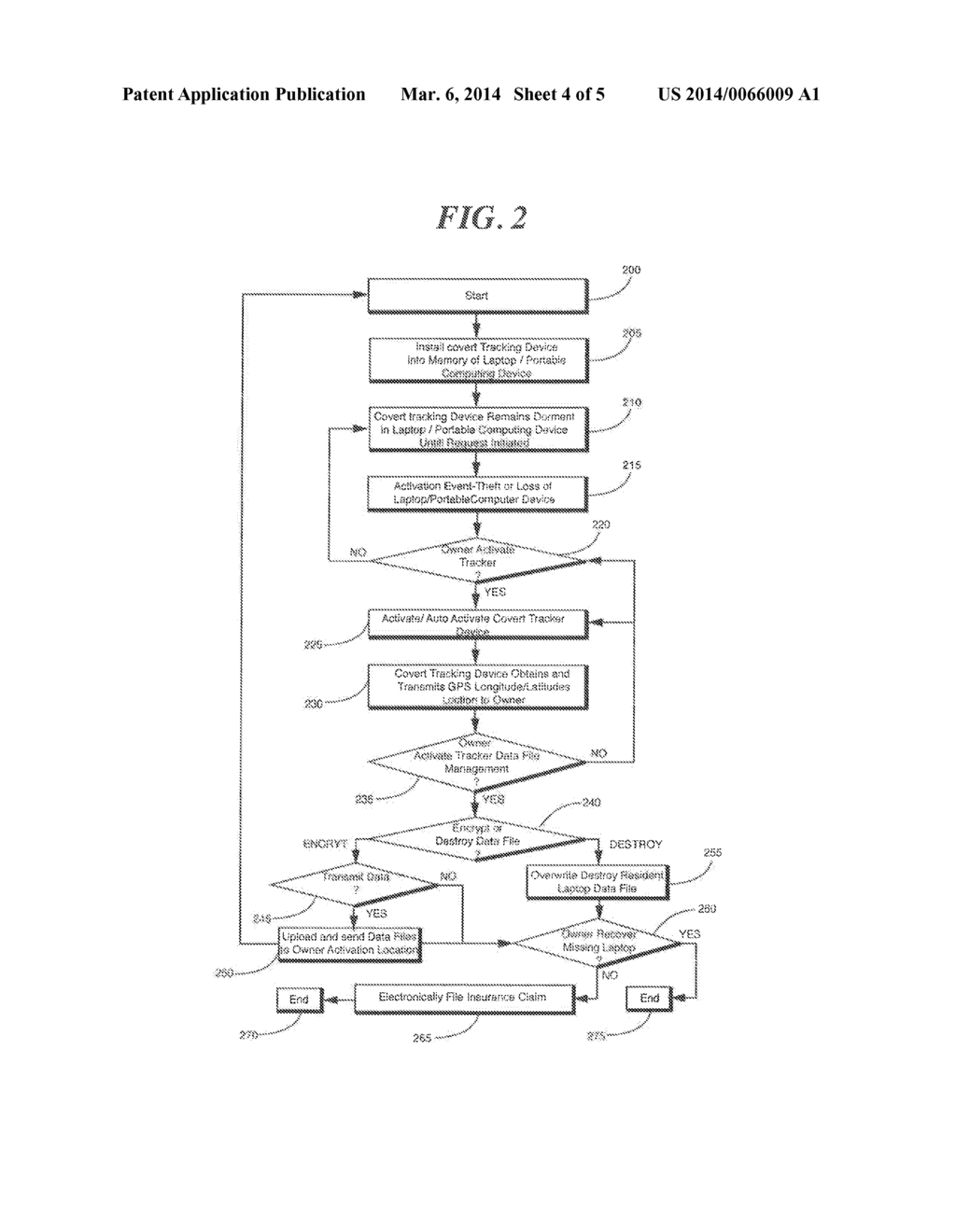 LOCATION-BASED RECOVERY DEVICE AND RISK MANAGEMENT SYSTEM FOR PORTABLE     COMPUTING DEVICES AND DATA - diagram, schematic, and image 05