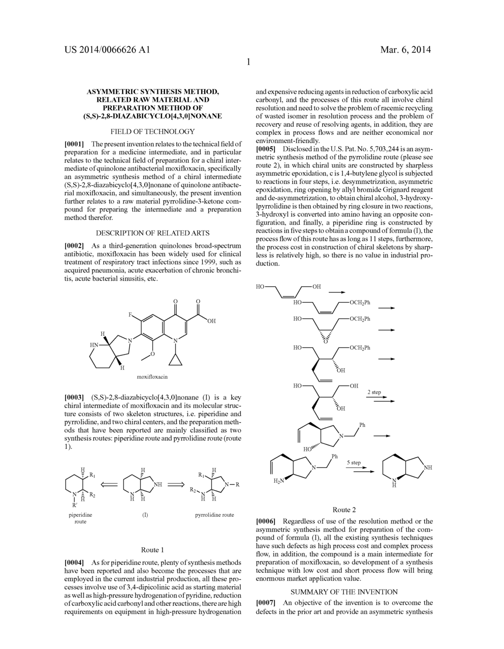 ASYMMETRIC SYNTHESIS METHOD, RELATED RAW MATERIAL AND PREPARATION METHOD     OF (S,S)-2,8-DIAZABICYCLO[4,3,0]NONANE - diagram, schematic, and image 02