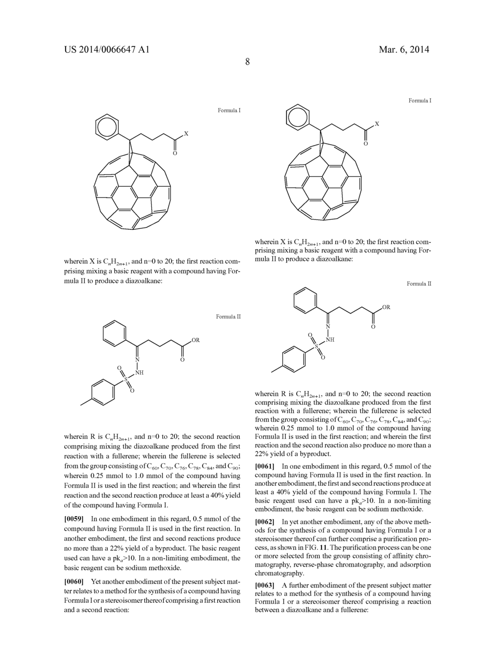 METHOD FOR SYNTHESIS OF [6,6]-PHENYL-C61-BUTYRIC ACID METHYL ESTER (PCBM)     AND FULLERENE DERIVATIVES - diagram, schematic, and image 13