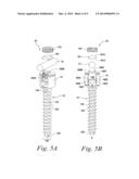 ADJUSTABLE BONE SCREW ASSEMBLY diagram and image