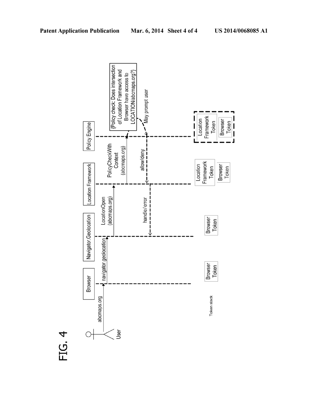 CONTROLLING ACCESS TO RESOURCES BY HOSTED ENTITIES - diagram, schematic, and image 05