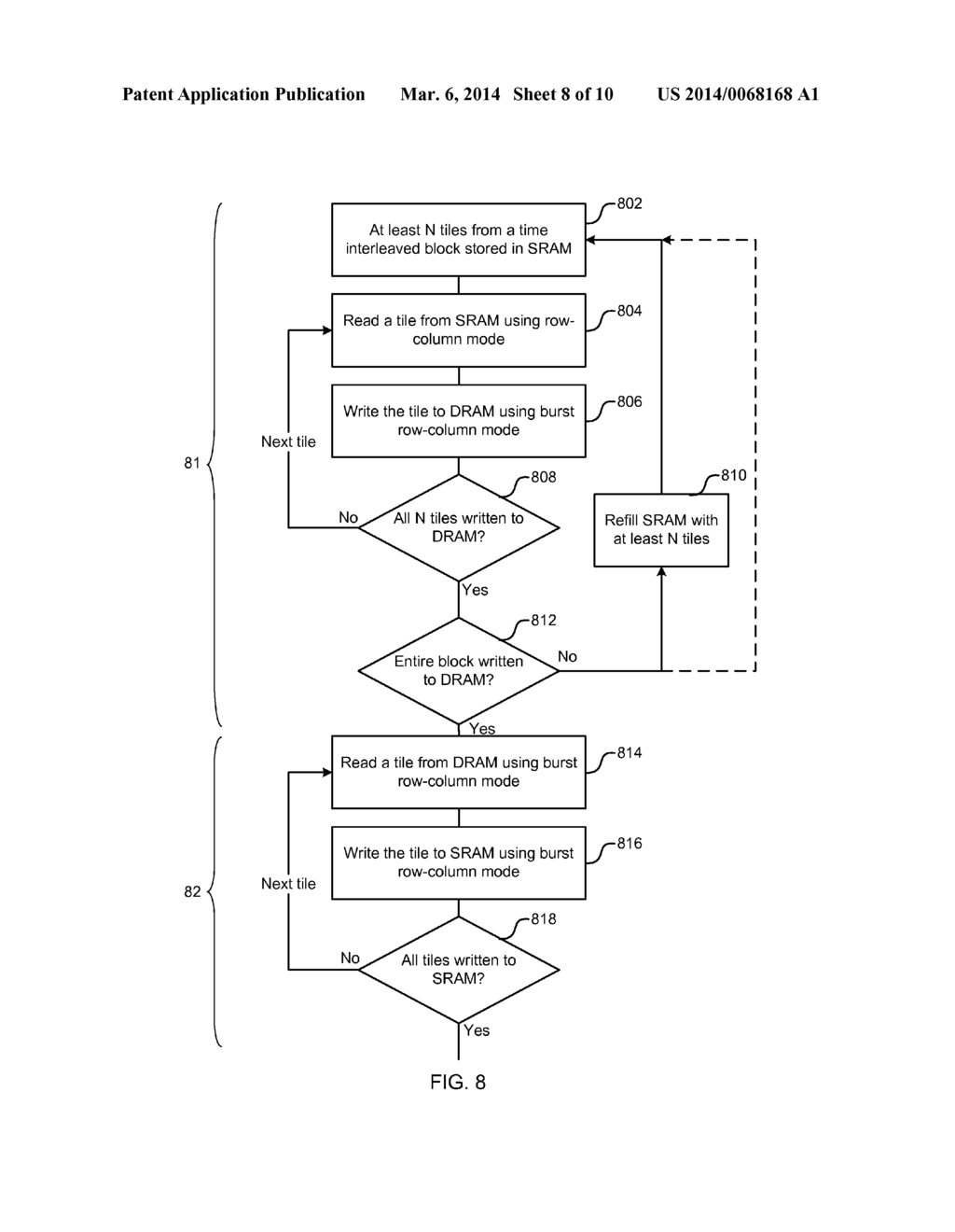 TILE BASED INTERLEAVING AND DE-INTERLEAVING FOR DIGITAL SIGNAL PROCESSING - diagram, schematic, and image 09