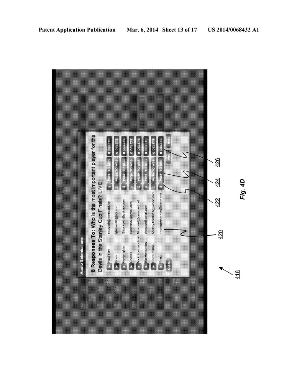 ENABLING AUDIENCE INTERACTION WITH A BROADCAST MEDIA PROGRAM - diagram, schematic, and image 14