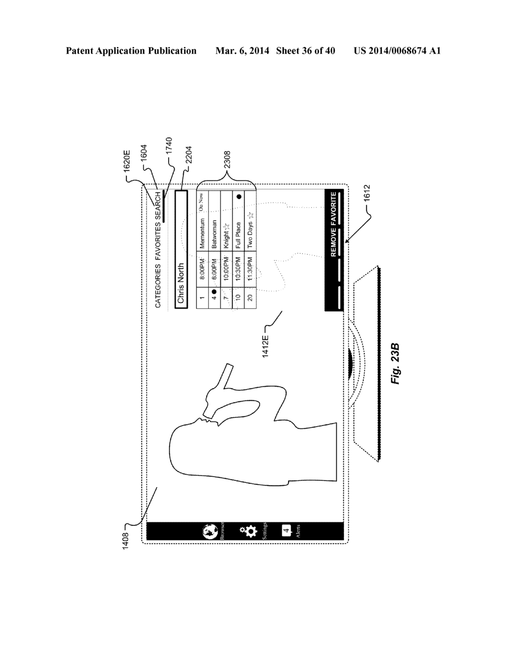 PANEL USER INTERFACE FOR AN INTELLIGENT TELEVISION - diagram, schematic, and image 37