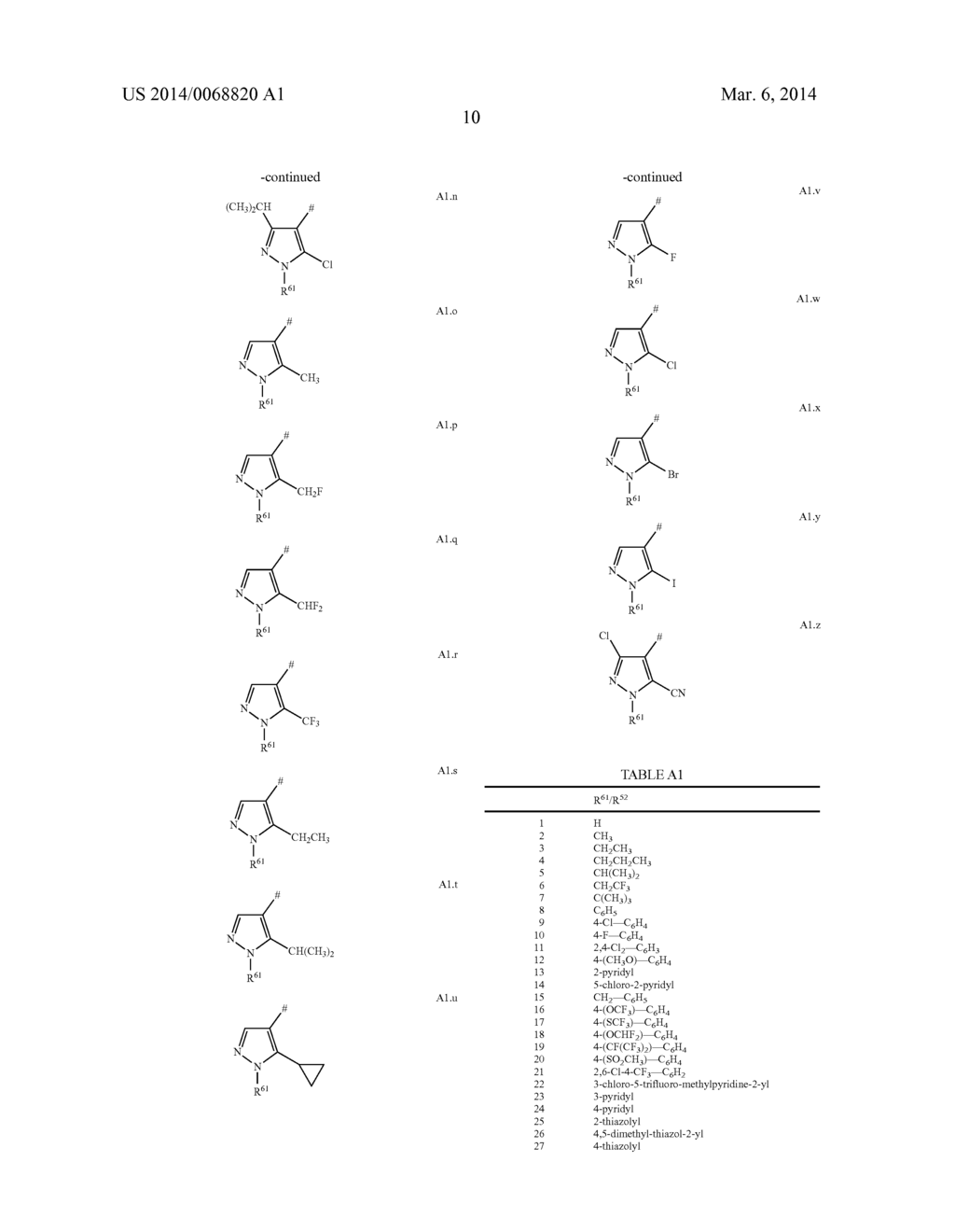 Pyrazole Compounds for Controlling Invertebrate Pests - diagram, schematic, and image 11