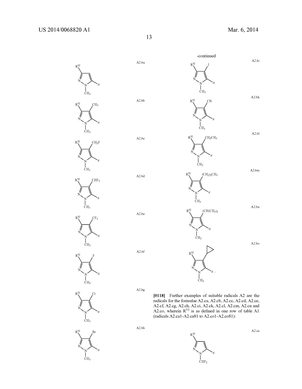 Pyrazole Compounds for Controlling Invertebrate Pests - diagram, schematic, and image 14