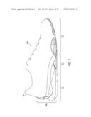 Article of Footwear With Elongated Shock Absorbing Heel System diagram and image