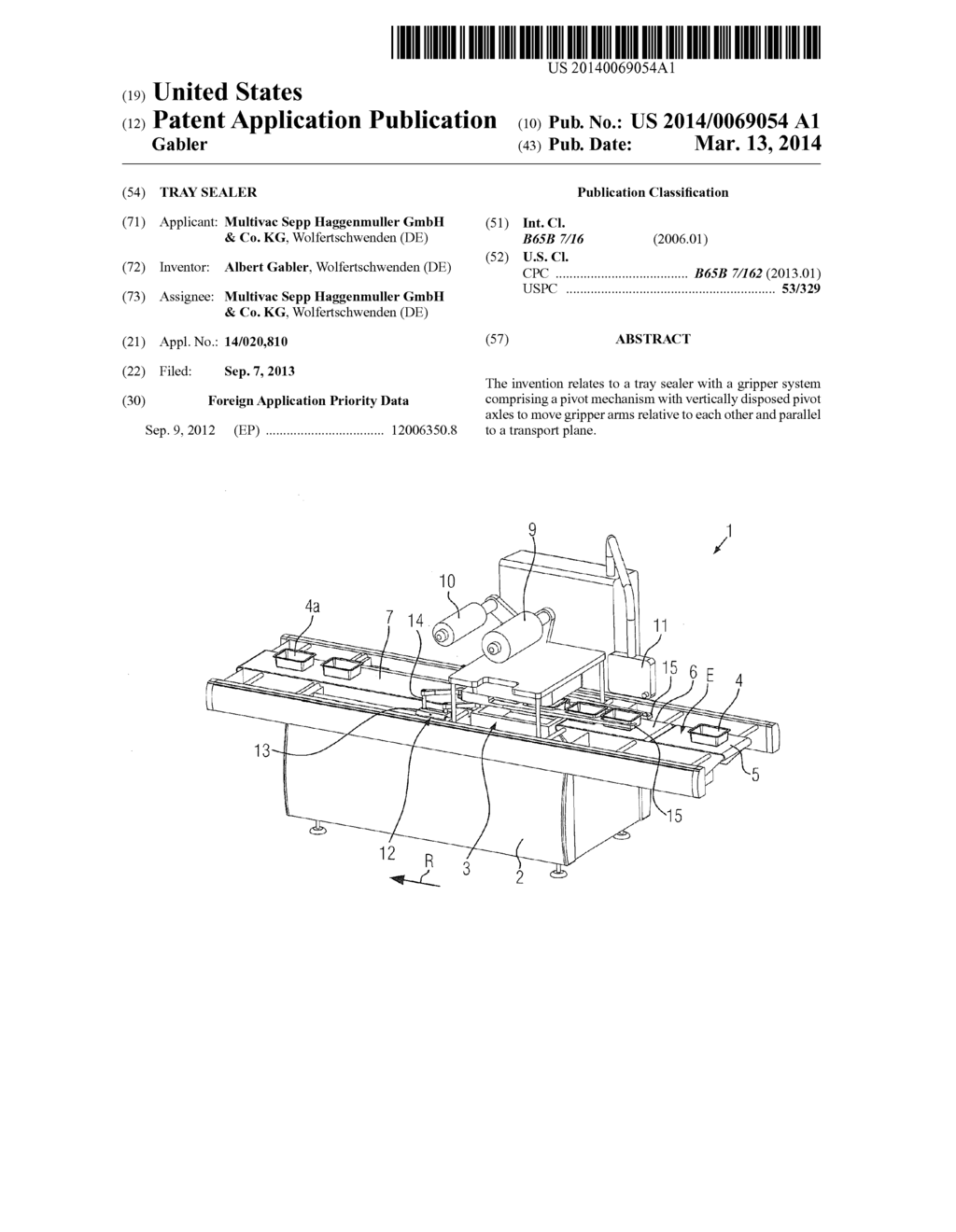 TRAY SEALER - diagram, schematic, and image 01