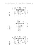 COUPLING STRUCTURE FOR PISTON USED IN FLUID-PRESSURE CYLINDER, AND     COUPLING METHOD THEREFOR diagram and image