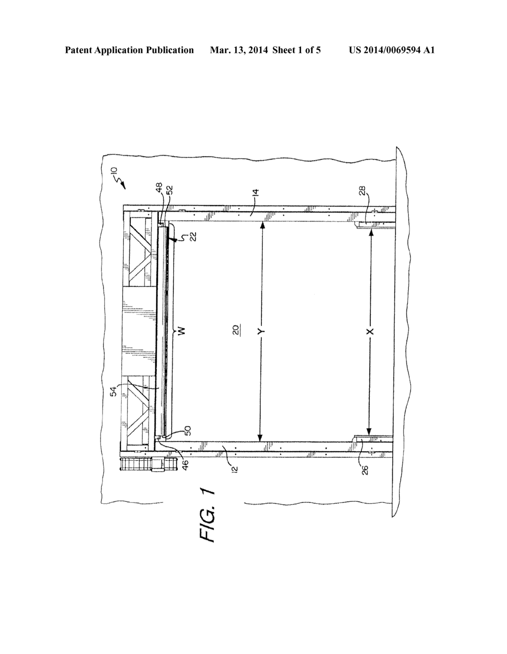 DEVICE AND METHOD FOR INCREASING THE WIND LOAD RESISTANCE AND     DISENGAGE-ABILITY OF OVERHEAD ROLL-UP DOORS - diagram, schematic, and image 02