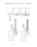 DEVICE AND METHOD FOR INCREASING THE WIND LOAD RESISTANCE AND     DISENGAGE-ABILITY OF OVERHEAD ROLL-UP DOORS diagram and image