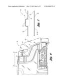 Interior Body Trim Assembly with Integrated Passage for Vehicle Traction     Battery diagram and image