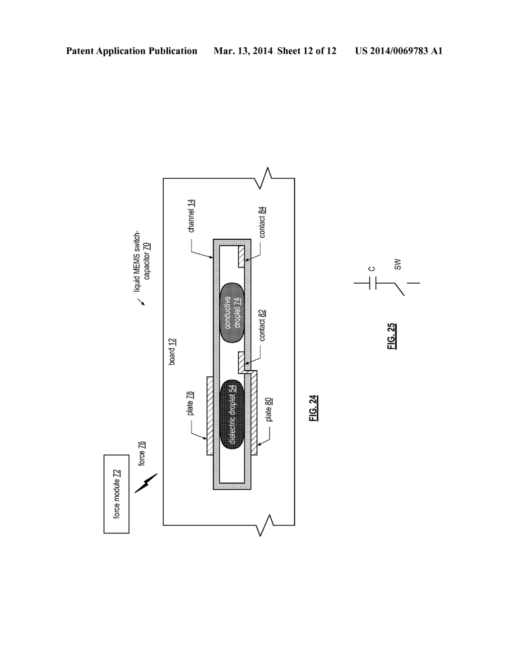 Multiple Droplet Liquid MEMS Component - diagram, schematic, and image 13