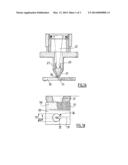 LASER NOZZLE WITH MOBILE ELEMENT diagram and image