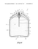 Bag Intended For Being Applied In An External Container For Forming A     Pressure Vessel With Two Separate Compartments, Pressure Vessel And     Series Of Pressure Vessels Having Diverse Dimensions Fabricated With Such     A Bag, As Well As Method For Fabricating Such A Series Of Pressure     Vessels diagram and image