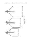 Bag Intended For Being Applied In An External Container For Forming A     Pressure Vessel With Two Separate Compartments, Pressure Vessel And     Series Of Pressure Vessels Having Diverse Dimensions Fabricated With Such     A Bag, As Well As Method For Fabricating Such A Series Of Pressure     Vessels diagram and image