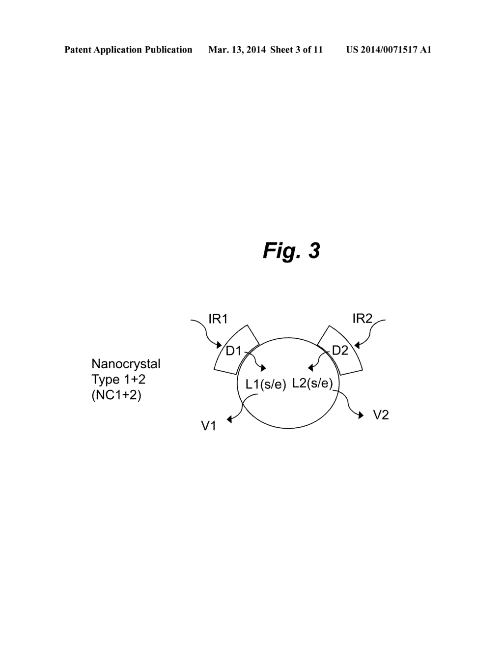 Broadband optical upconversion by energy transfer from dye antenna to     upconverting crystal - diagram, schematic, and image 04