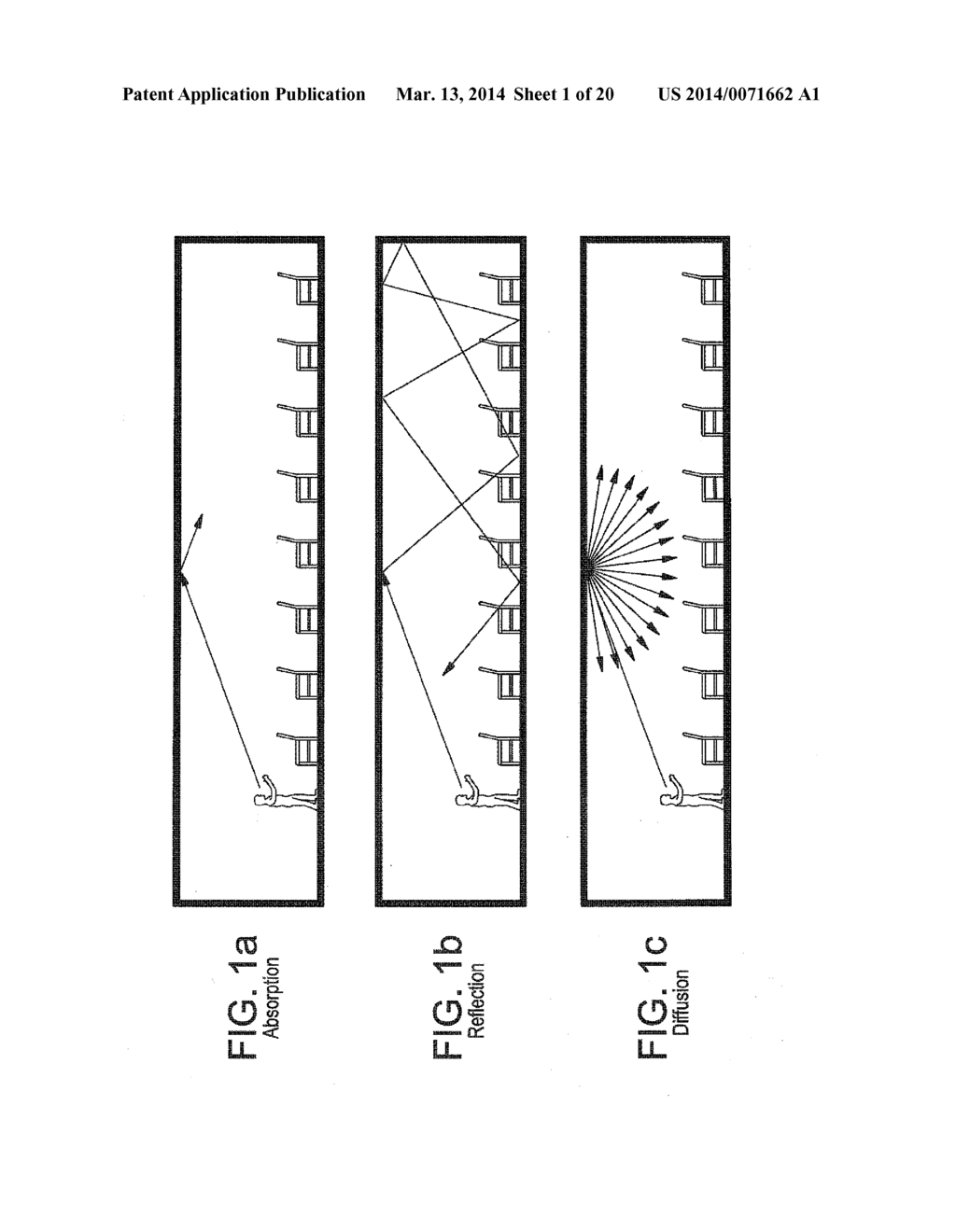 COMBINATION LIGHT DIFFUSER AND ACOUSTICAL TREATMENT AND LISTENING ROOM     INCLUDING SUCH FIXTURES - diagram, schematic, and image 02