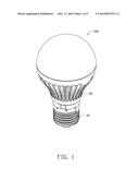 LED LAMP HAVING A LARGE ILLUMINATION ANGLE diagram and image