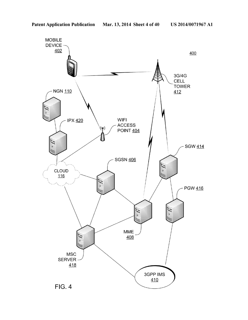 NEXT GENERATION NETWORK SERVICES FOR 3G/4G MOBILE DATA OFFLOAD IN A     NETWORK OF SHARED PROTECTED/LOCKED WI-FI ACCESS POINTS - diagram, schematic, and image 05
