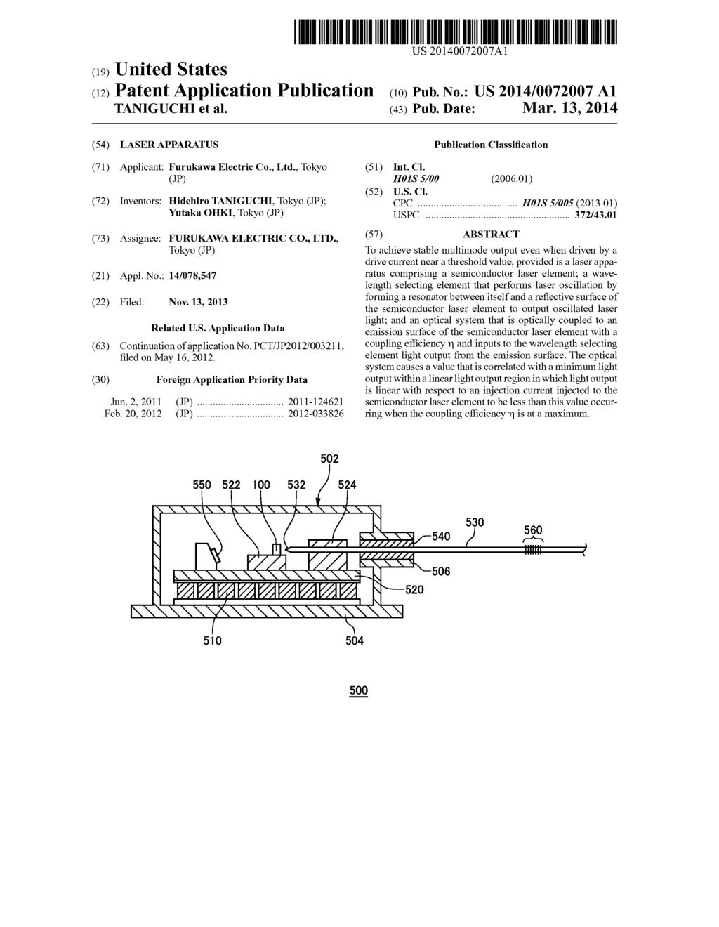 LASER APPARATUS - diagram, schematic, and image 01