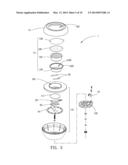 AROMA-DIFFUSING HEATING DEVICE USING A REPLACEABLE AROMA CAPSULE AND THE     AROMA CAPSULE diagram and image