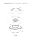 AROMA-DIFFUSING HEATING DEVICE USING A REPLACEABLE AROMA CAPSULE AND THE     AROMA CAPSULE diagram and image