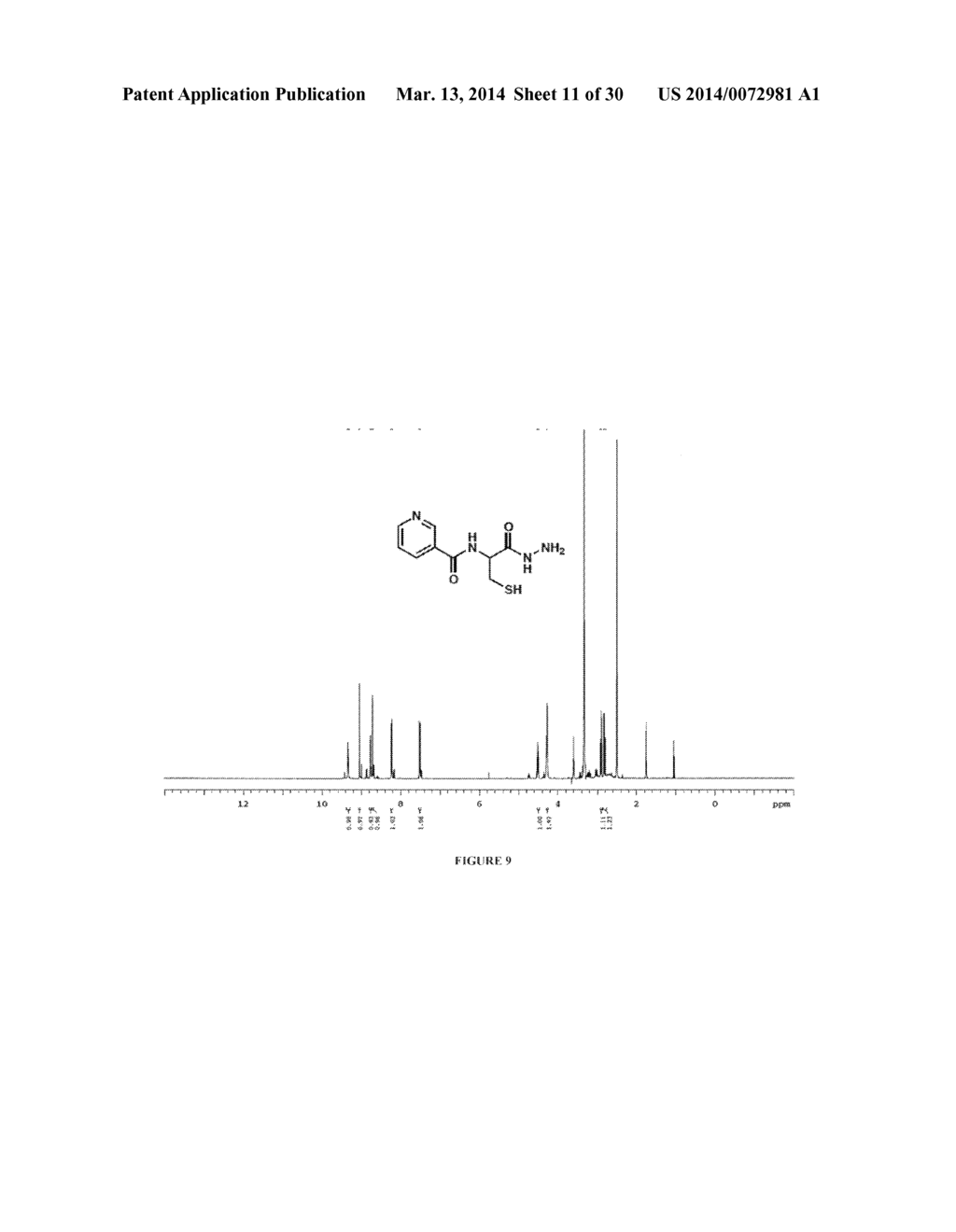 CYSTEINE HYDRAZIDE NICOTINAMIDE FOR GLYCOMICS AND GLYCOPROTEOMICS USES - diagram, schematic, and image 12