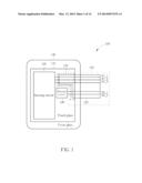 TOUCH PANEL, DISPLAY APPARATUS AND ELECTRONIC APPARATUS HAVING INTEGRATED     ANTENNA diagram and image