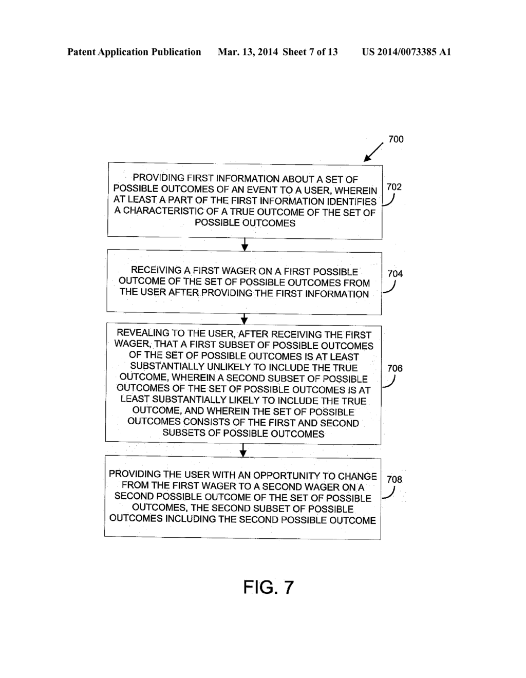 AMUSEMENT DEVICES AND GAMES INCLUDING MEANS FOR PROCESSING ELECTRONIC DATA     WHERE ULTIMATE OUTCOME OF THE GAME IS DEPENDENT ON RELATIVE ODDS OF A     COMBINATION OF INDICIA AND/OR WHERE CHANCE IS A FACTOR - diagram, schematic, and image 08