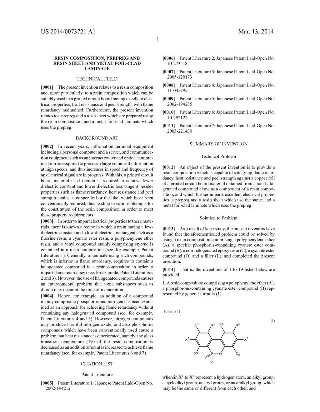 RESIN COMPOSITION, PREPREG AND RESIN SHEET AND METAL FOIL-CLAD LAMINATE - diagram, schematic, and image 02