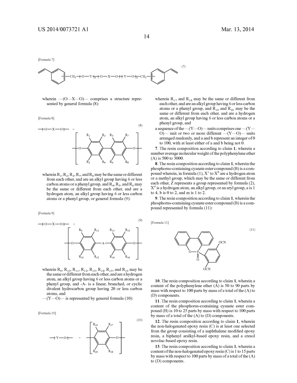 RESIN COMPOSITION, PREPREG AND RESIN SHEET AND METAL FOIL-CLAD LAMINATE - diagram, schematic, and image 15