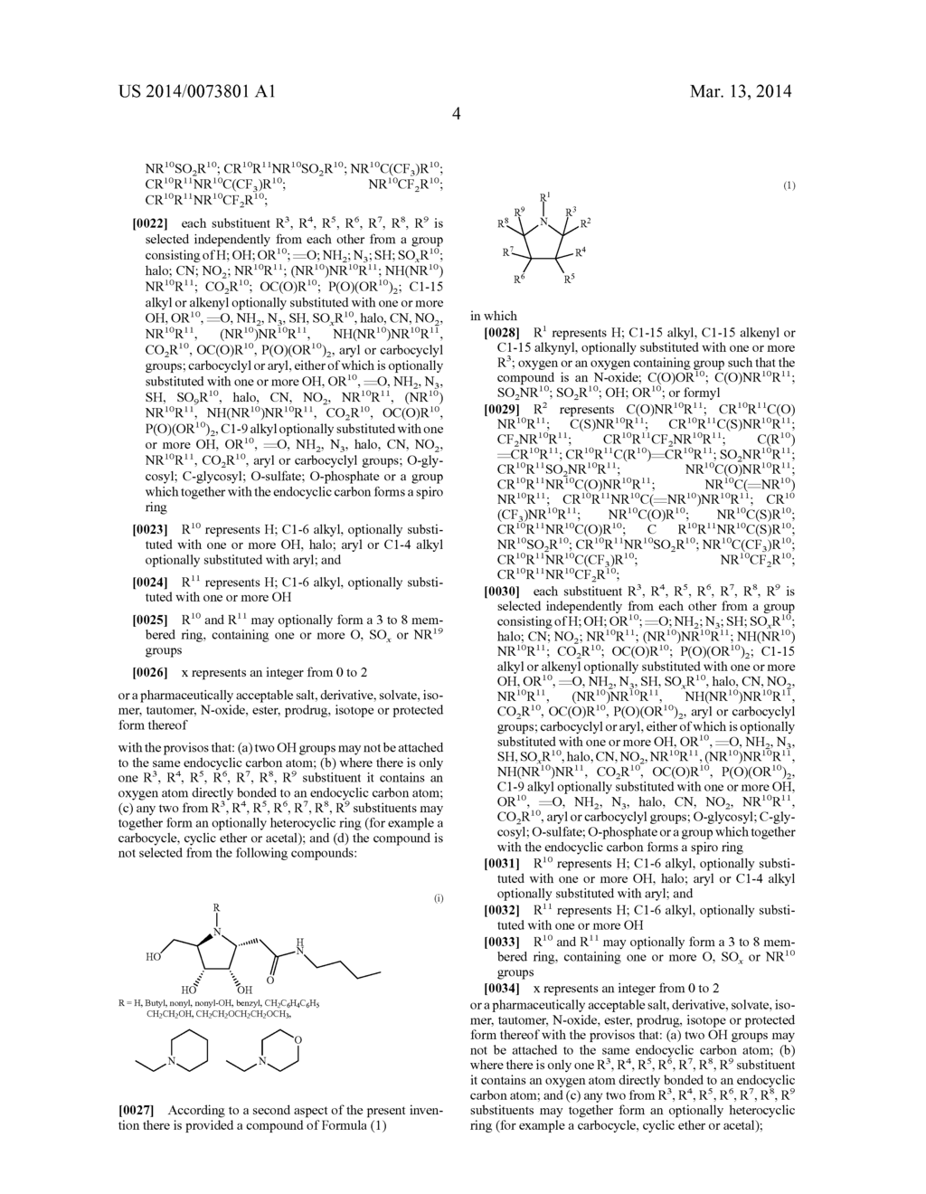 PYRROLIDINE DERIVATIVES AS SELECTIVE GLYCOSIDASE INHIBITORS AND USES     THEREOF - diagram, schematic, and image 06