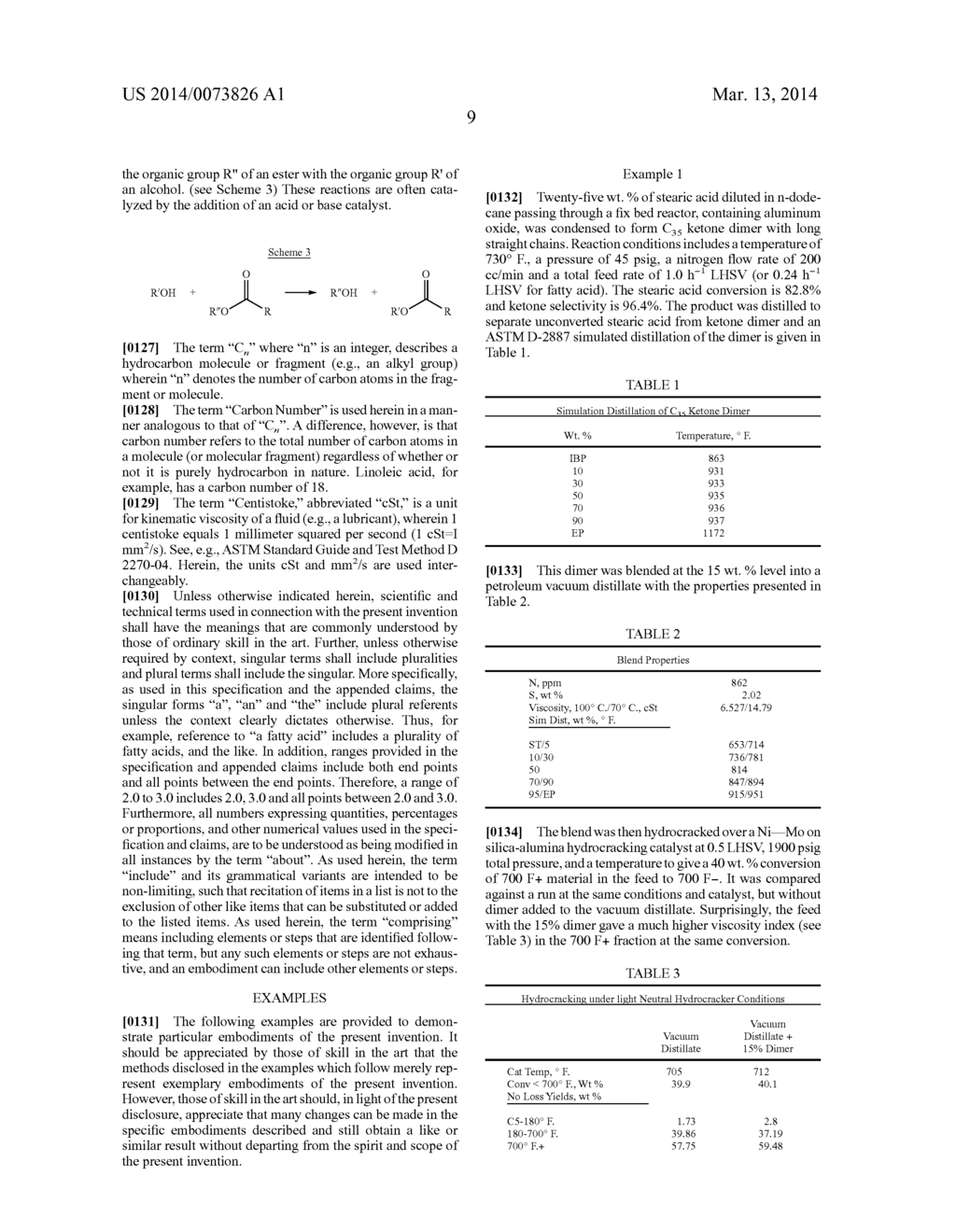 BASE OIL UPGRADING BY CO-FEEDING A KETONE OR BETA-KETO-ESTER FEEDSTOCK - diagram, schematic, and image 10