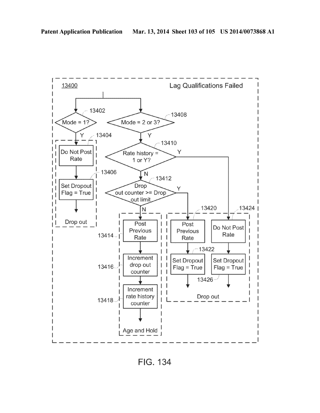 METHODS AND SYSTEMS FOR ADJUSTING A CRITERION FOR QUALIFYING A CALCULATED     VALUE - diagram, schematic, and image 104