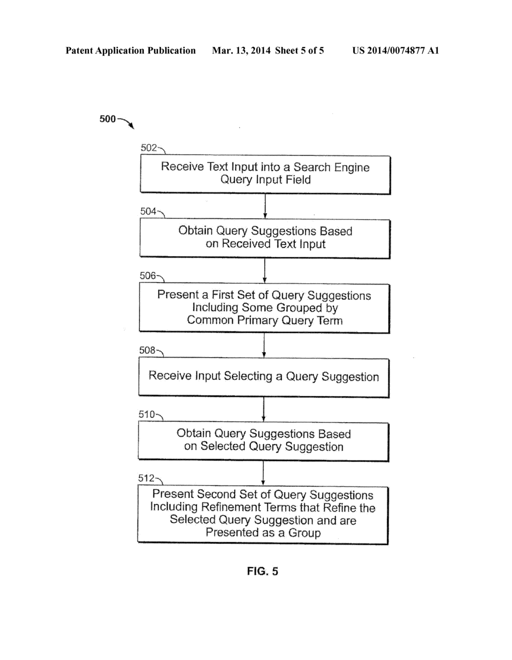 GROUPED SEARCH QUERY REFINEMENTS - diagram, schematic, and image 06