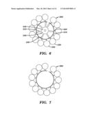 SURFACE COVERINGS HAVING A PLURALITY OF OVERLAPPING ELEMENTS AND METHODS     FOR FORMING SAME diagram and image