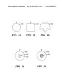 SURFACE COVERINGS HAVING A PLURALITY OF OVERLAPPING ELEMENTS AND METHODS     FOR FORMING SAME diagram and image