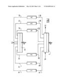 ADSORPTION PURIFICATION UNIT WITH ROTARY DISTRIBUTOR AND MEANS FOR     REGULATING THE FLOW RATES diagram and image