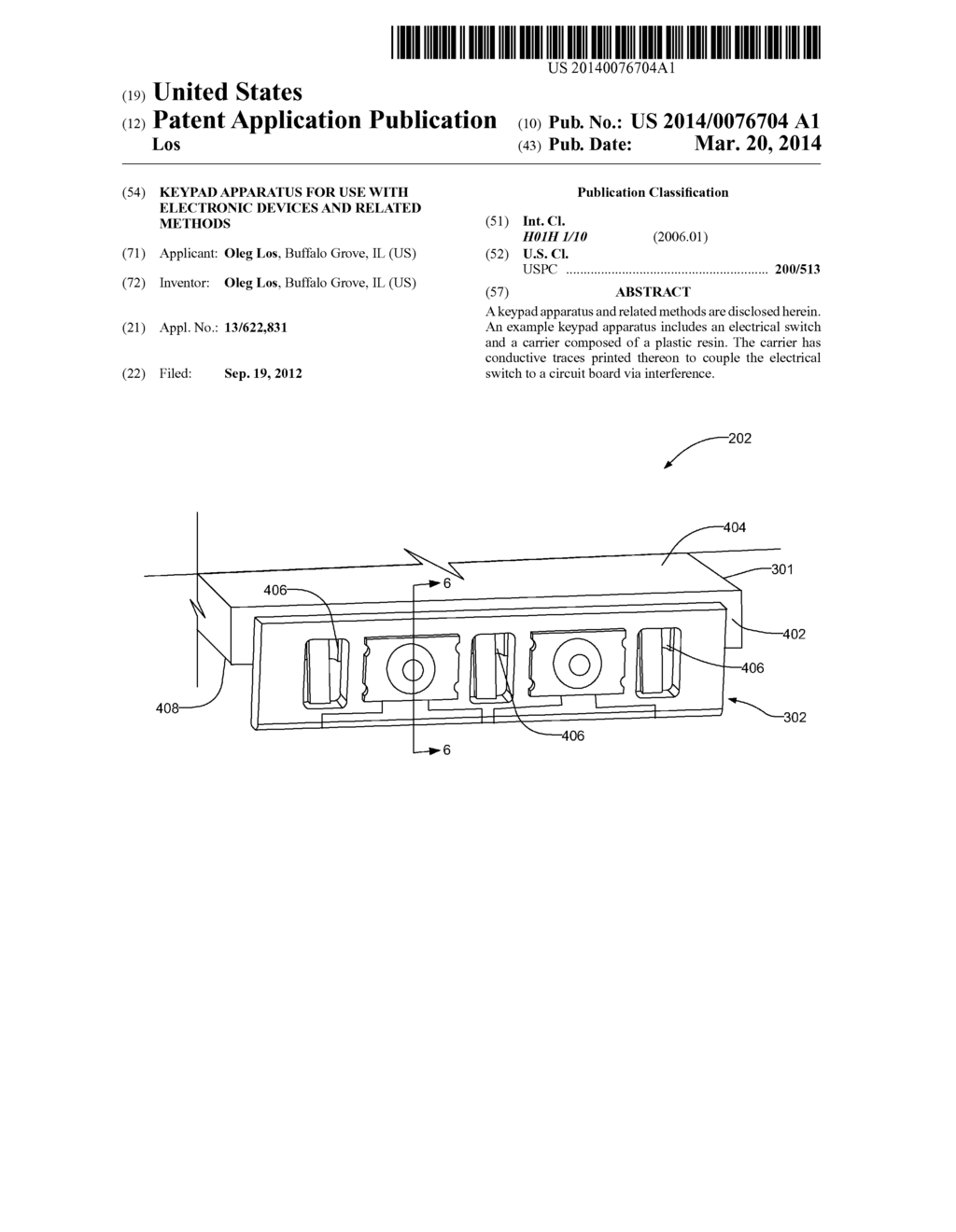 KEYPAD APPARATUS FOR USE WITH ELECTRONIC DEVICES AND RELATED METHODS - diagram, schematic, and image 01