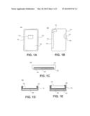 CASE FOR ENCLOSING A PERSONAL ELECTRONIC DEVICE AND A CARD diagram and image