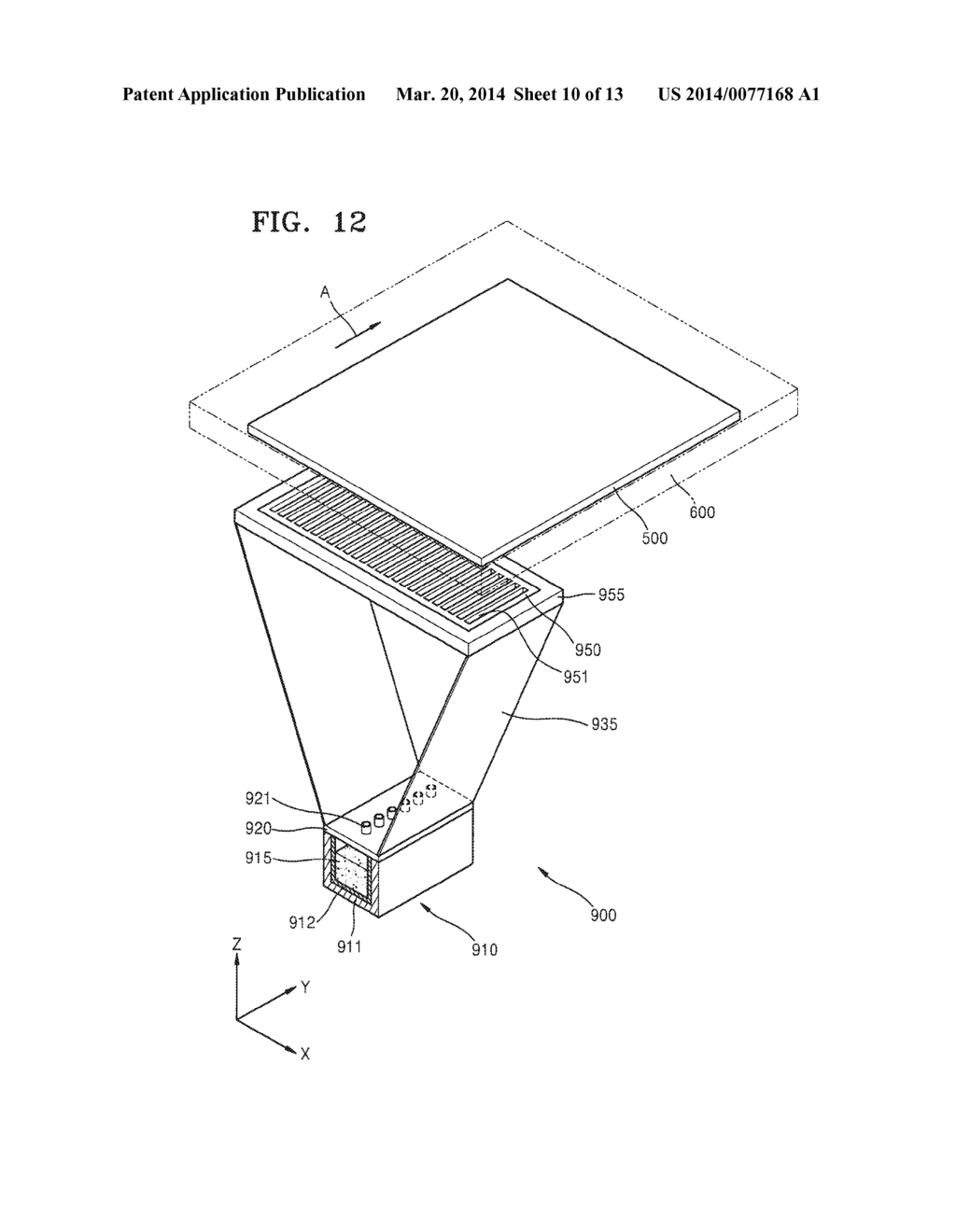 ORGANIC LAYER DEPOSITION APPARATUS, METHOD OF MANUFACTURING ORGANIC     LIGHT-EMITTING DISPLAY DEVICE USING THE SAME, AND ORGANIC LIGHT-EMITTING     DISPLAY DEVICE - diagram, schematic, and image 11