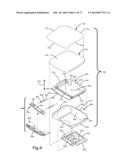 Chair Assembly with Upholstery Covering diagram and image