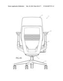 Chair Assembly with Upholstery Covering diagram and image